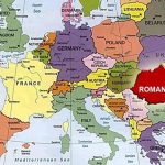 Romania Europe Map